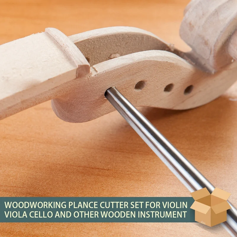 Спиральная Скрипка Peg Hole Reamer 1:30 коническая Высокоскоростная сталь с деревянной ручкой для 3/4 4/4 скрипки lutier инструмент