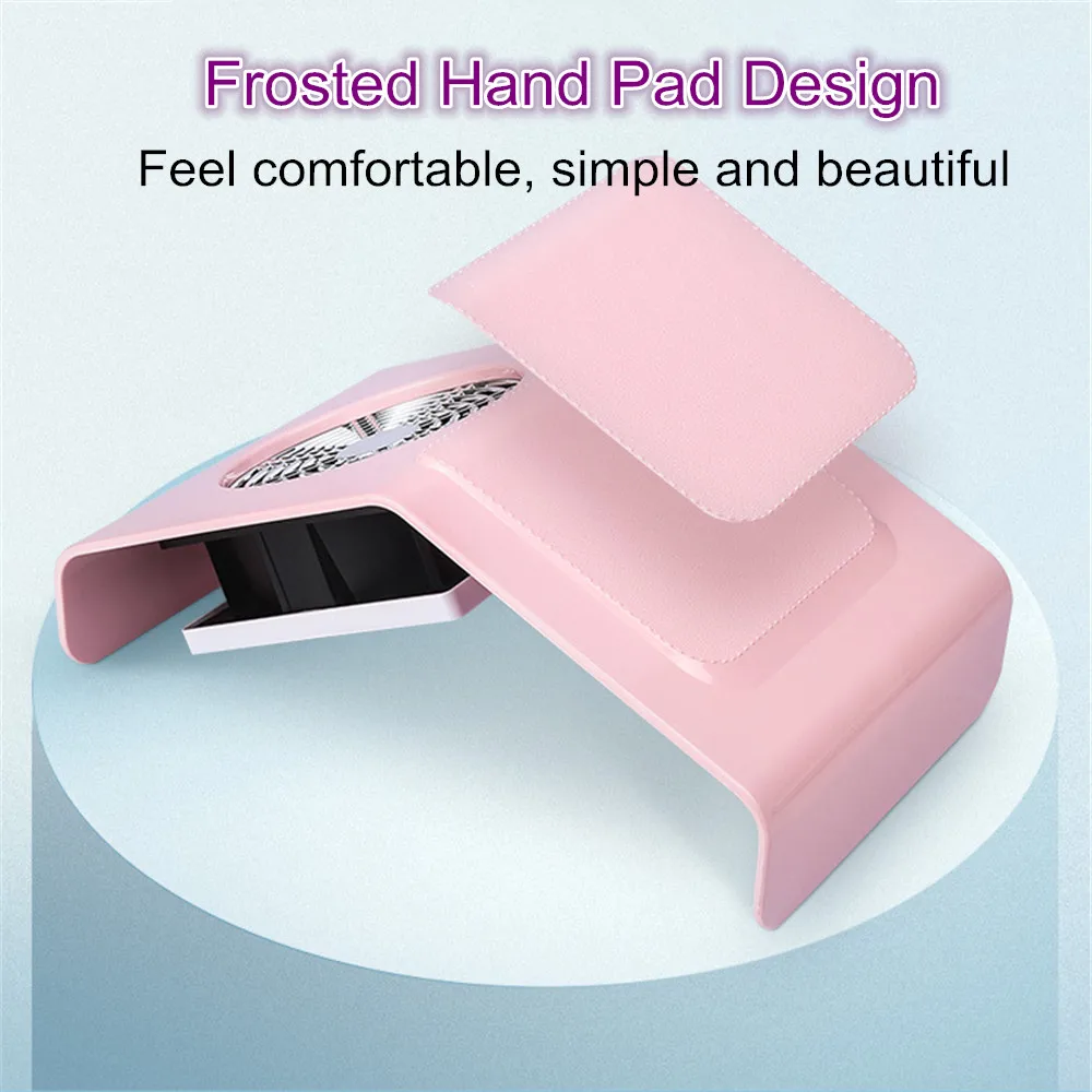 Billig Pro Nagel Staub Saug Staub Collector Fan Staubsauger Maniküre Maschine Werkzeuge Staub Sammeln Tasche Nail art Maniküre Salon Werkzeuge