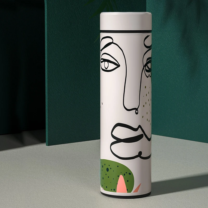 500 мл Термос с двойными стенками из нержавеющей стали Термосы Чашка Бутылка для