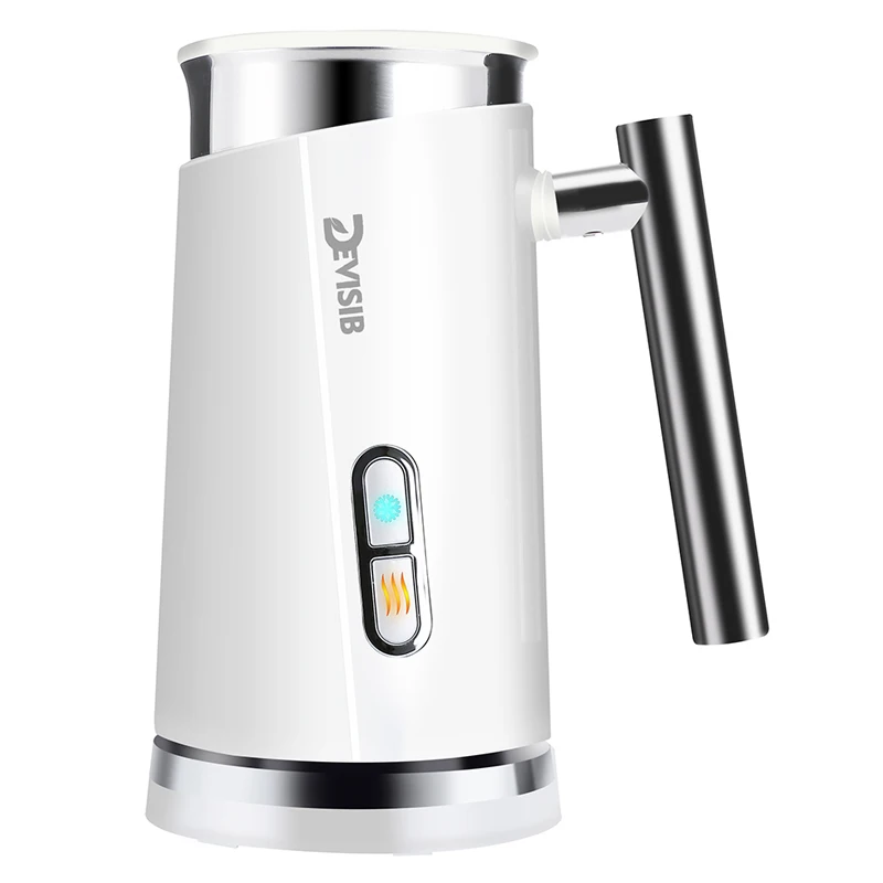 Billig DEVISIB Automatische Milchaufschäumer Milch Dampfer Elektrische Cappuccino Heißer Kalten Kaffee Edelstahl CE GS 220V 3 jahr Garantie