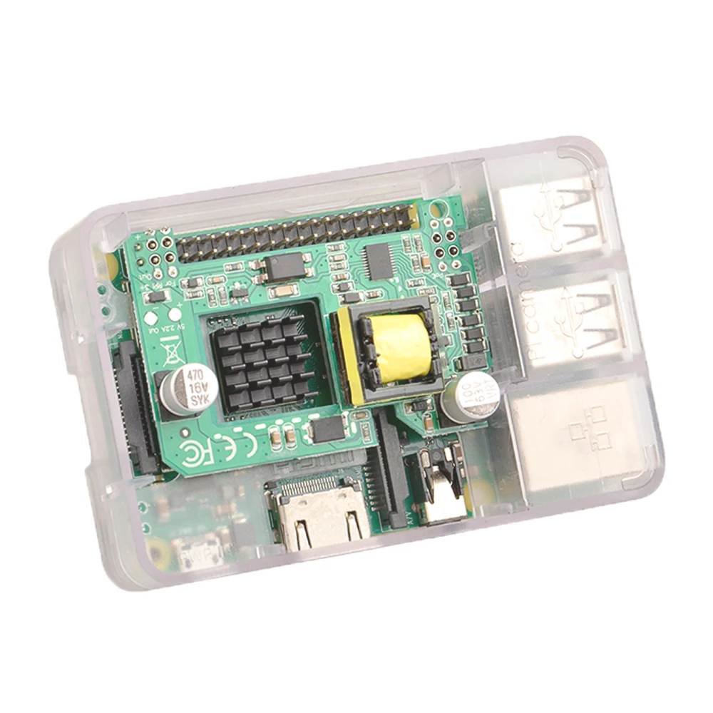 Raspberry Pi 3B + Активный сплиттер PoE 5V Power Over Ethernet 802.3af PCB плата для Canakit GPIO|Коробки