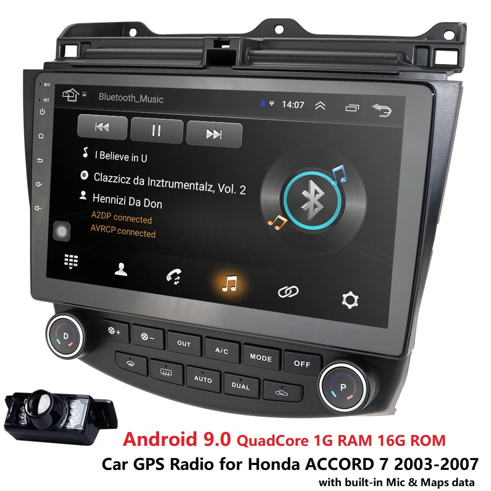 

Android 9.0 Car Radio Player GPS Navigation For Honda Accord 7 2003 2004 2005 2006 2007 Car Multimedia Player SWC WIFI TPMS DAB+