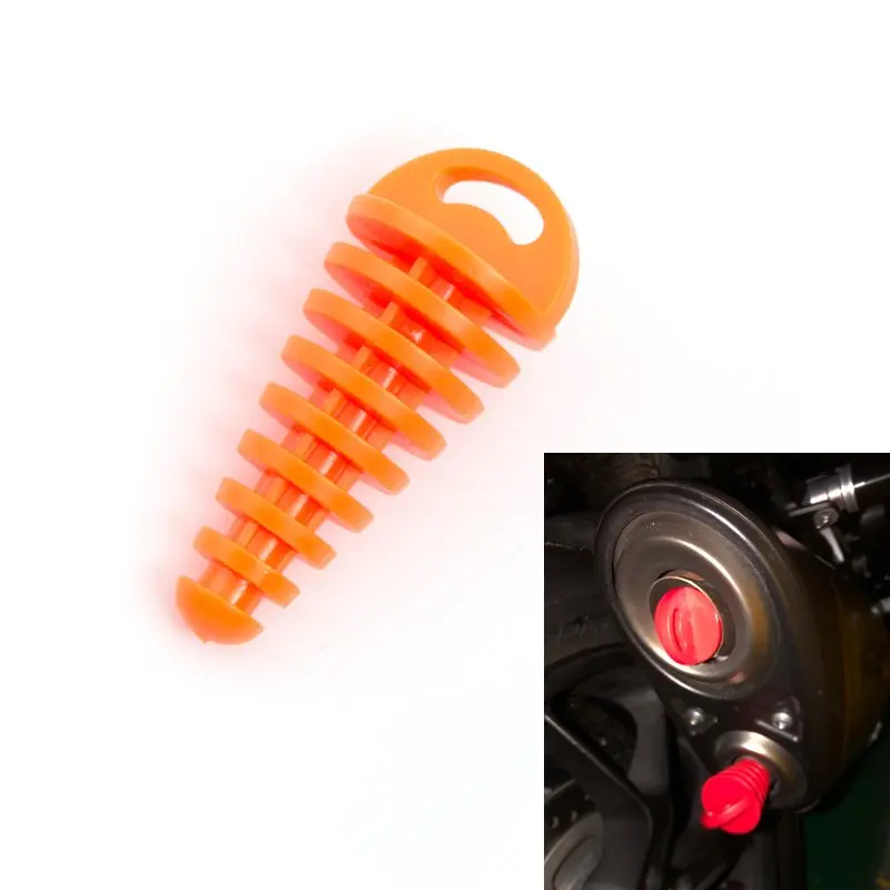 

2pcs Motorcycle Exhaust Pipe Wash Plug Pipe Protector Motocross Tailpipe Air-bleeder Plug Exhaust Silencer Muffler