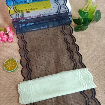 

E3128 23cm African wide lace fabric for garment accessories