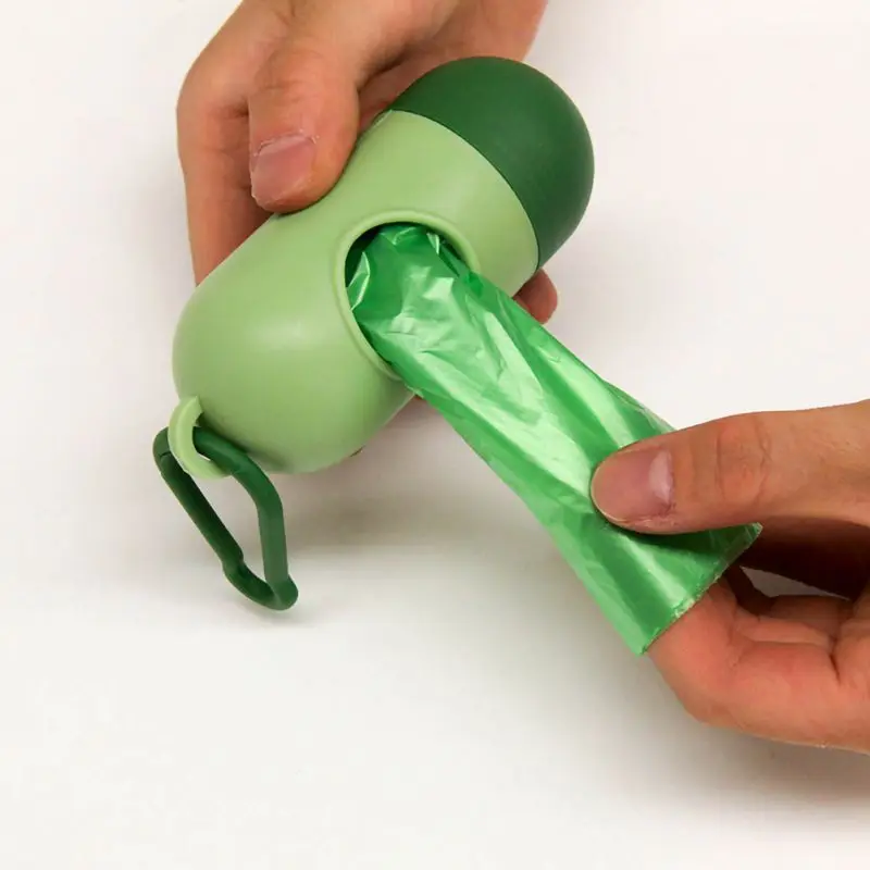Pill / Bone 8 Color Cure Shit Bag Dispenser Trash Can Holder Poop Set Pet Dog Cleaning Supplies 15 Roll Bags | Дом и сад
