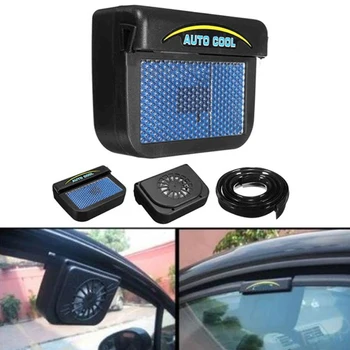 

Car Ventilation Fan Radiator System Solar Powered Car Auto Cool Air Vent Cooling Fan Cooler With Rubber Stripping