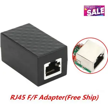 

Lightning protection RJ45 Coupler Jointer Network Cable Extender Adapter Connector for Ethernet Cable Female to Female