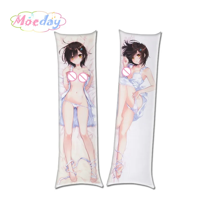 Милый Nijigen девушка подушка «Dakimakura» чехол 3 - Цвет: Красный