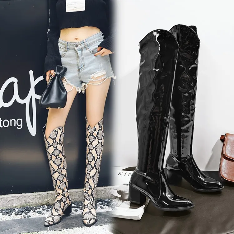 

Big Size 9 10 11-17 thigh high boots knee high boots over the knee boots women ladies boots shoes woman winter boots women