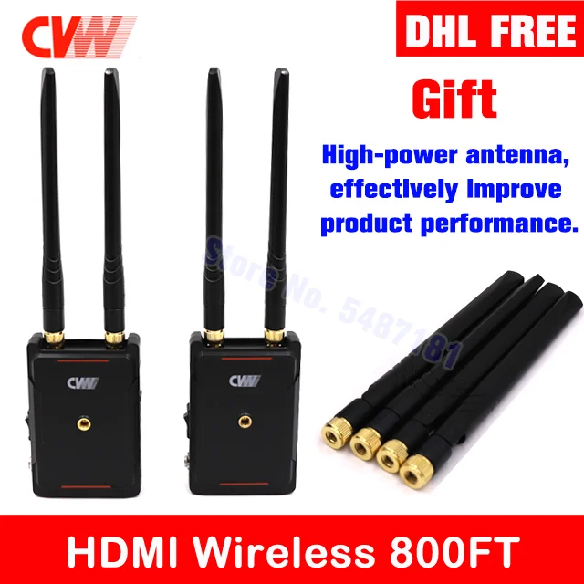 CVW SWIFT 800ft Wireless Video Transmission System HDMI HD Image Transmitter Receiver Monitor vs hollyland 300 | Электроника