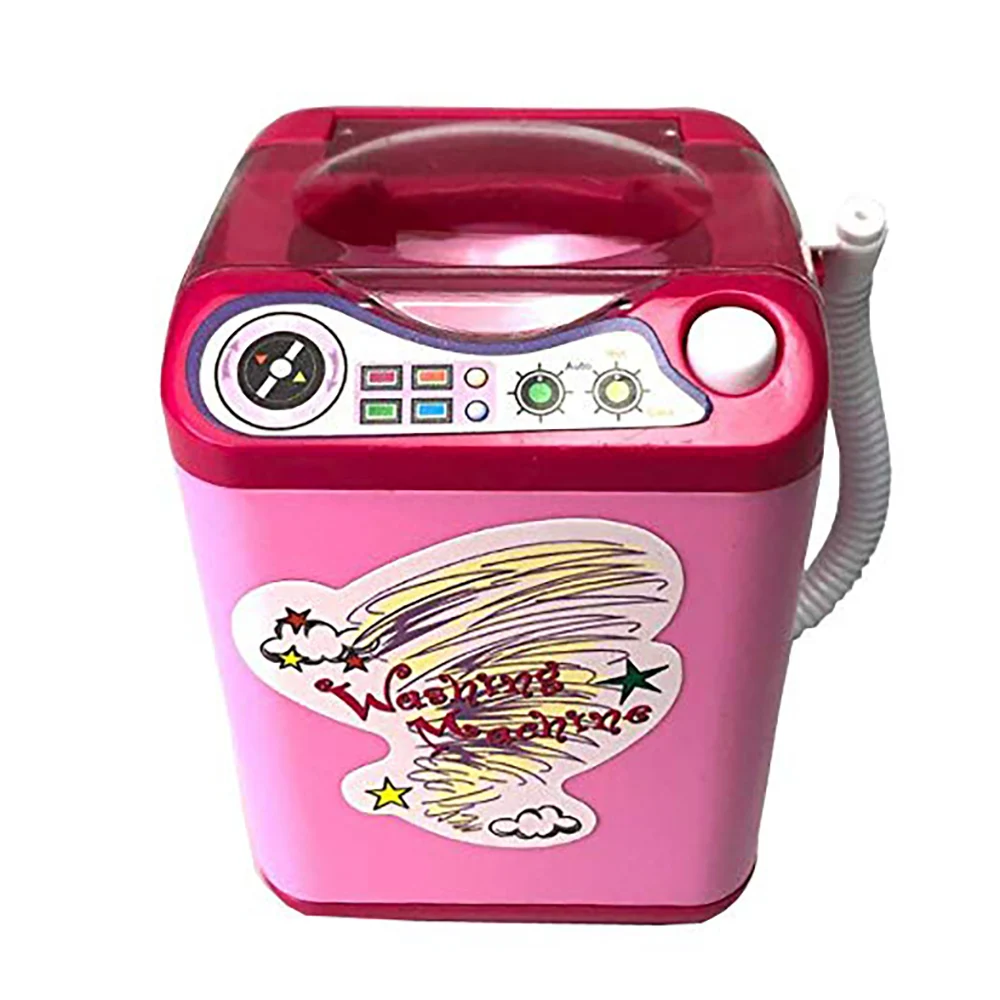 

Makeup Brush Cleaner Device Automatic Fast Cleaning Washing Machine Cosmetic Pink/Red Mini Toy