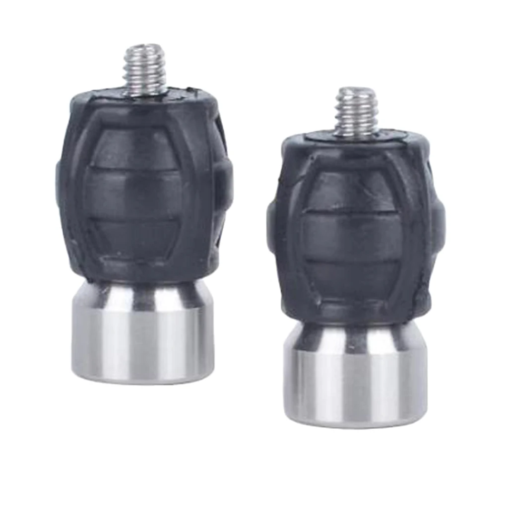 2 Pack 0.5 Inch Archery Stackable Bow Stabilizer Ball Damper for Bow Silencer Damping Shock Vibration Stabilizer Noise Absorber