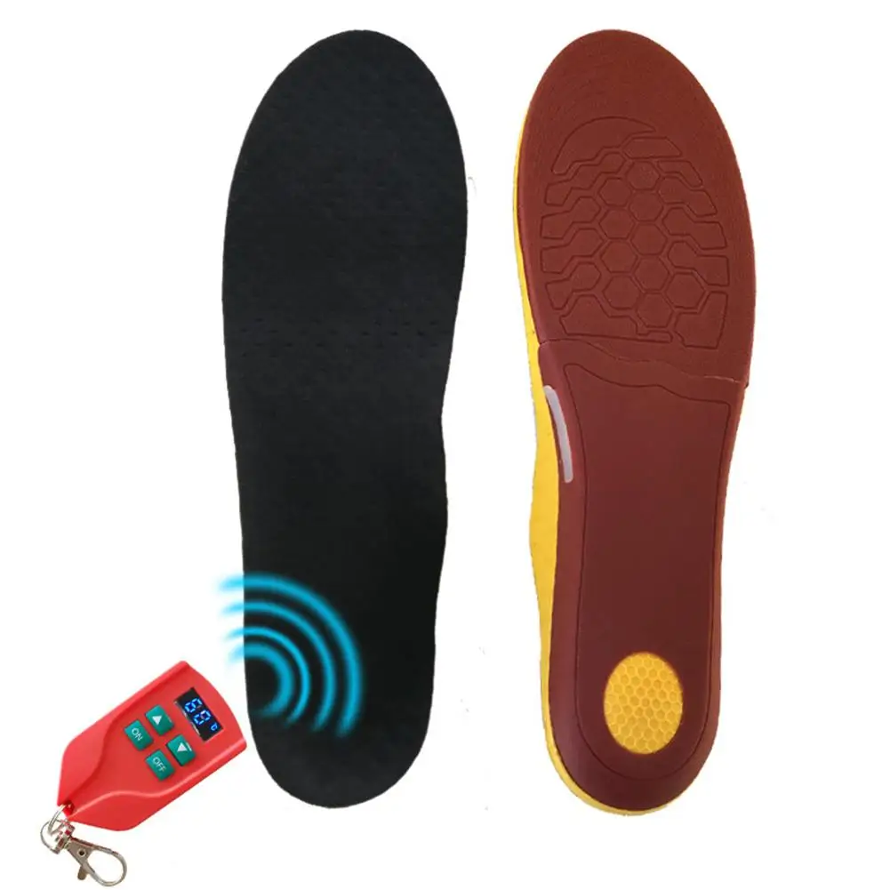 Elektrische Verwarming Inlegzolen Winter Warm Verwarmde Inlegzolen Sport  Schoenen Pads Voor Skiën Jacht Verwarmde Binnenzool Met Afstandsbediening| Inlegzolen| - AliExpress