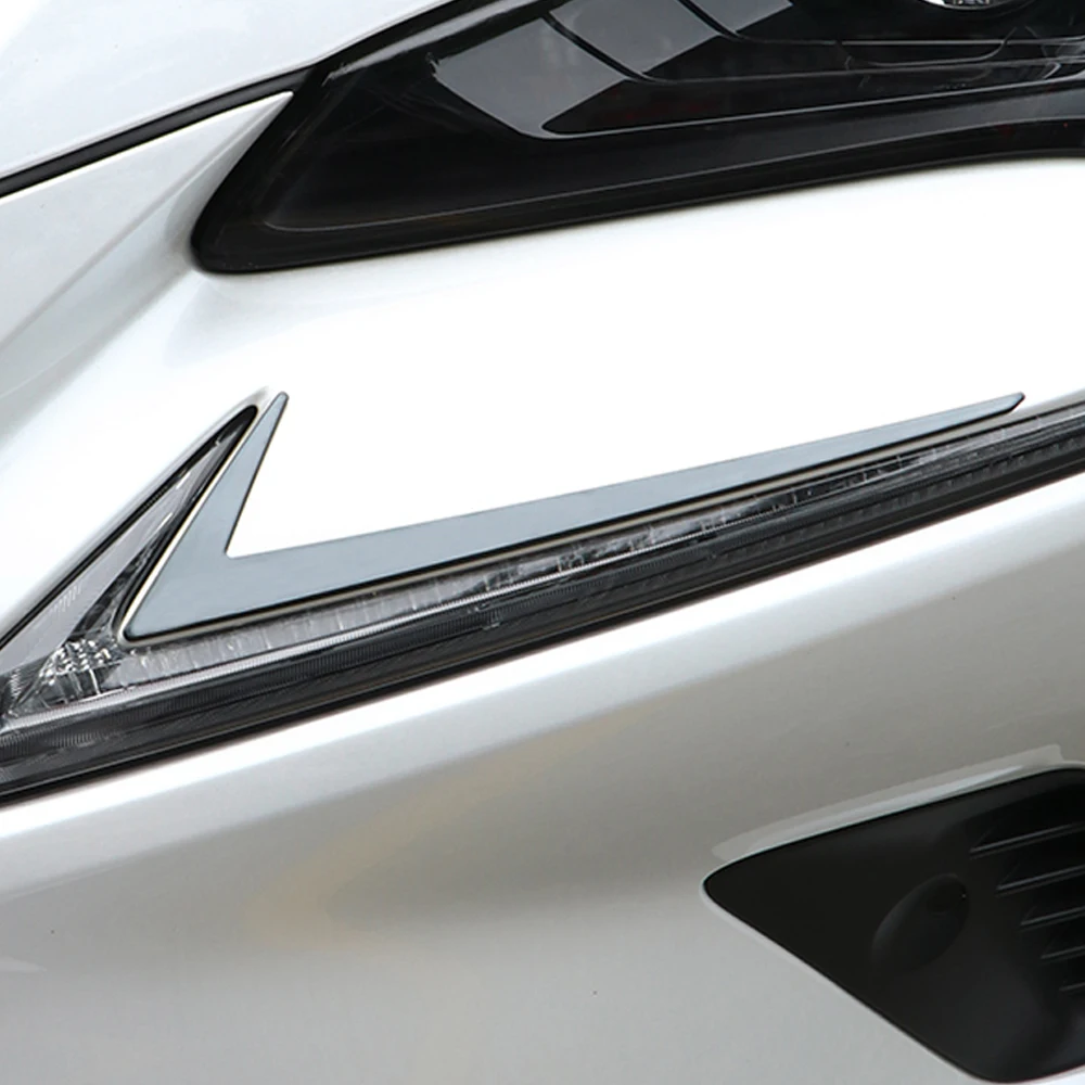 Carманго для LEXUS NX200 NX300 NX300h, автомобильный Стайлинг, передний светильник, лампа, головной светильник, накладка, рамка, хромированная наклейка, Аксессуары для экстерьера