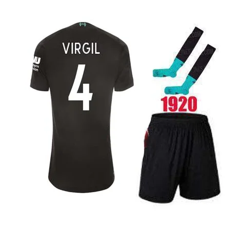 19 20 Детский комплект Liverpoolea jersey M. SALAH FIRMINO MANE VIRGIL HENDERSON ROBERTSON KEITA/Детский комплект Футбольная Футболка - Цвет: kids