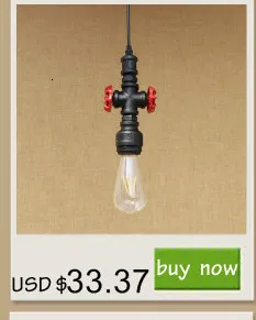DIY Лофт ретро промышленный винтажный стимпанк водопровод красочный подвесной светильник e27 пеньковый светильник для бара ресторана столовой
