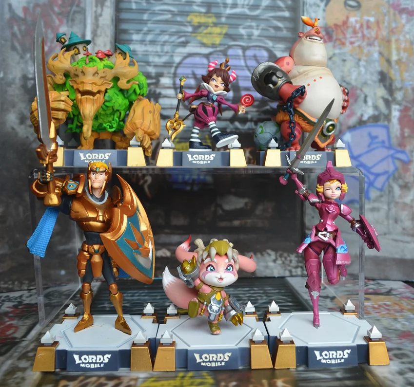 

1pcs 9~14cm Lords mobile action figure doll cartoon kids hard PVC model collection toy