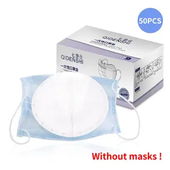 

50Pcs Replaceable Disposable 3 Layer Masks Gasket Safety Filter Anti-pollen Dust Non-woven Mask Filter Pad No Masks