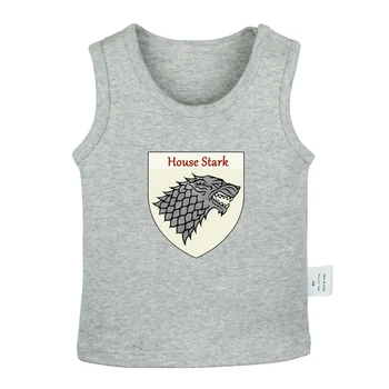 

Direwolf Game of Thrones House Stark of Winterfell Winter is Coming Newborn Baby Tank Top Toddler Vest Sleeveless Infant Clothes