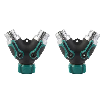 

Outdoor Tap Watering Connector Faucets Hose Splitter Distributor Household 2-Way Garden watering lawn Planting Elements