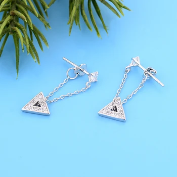 

100% 925 Sterling Silver Beautiful Leaves Stud Earrings For Women Girl Trendy Silver Simple Pearl Earring Jewelry Gift