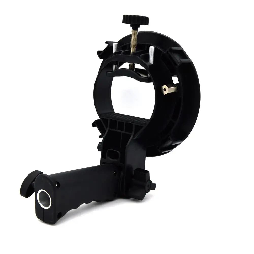 BEESCLOVER кронштейн s-типа Speedlite кронштейн Pro крепление адаптер держатель для Speedlite Snoot Flash софтбокс рукоятка r60