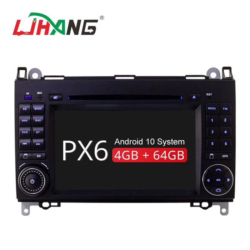 LJHANG 2 Din Android 10 автомобильный dvd-плеер для Mercedes Benz B Class B200 W169 W245 W639 Viano Vito Sprinter B170 GPS 4G +
