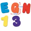 Baby Kids 36pcs Sponge Foam Letters & Number Floating Bath Tub Swimming Play Bath Toy 3