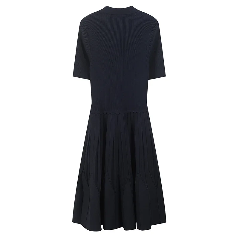 Tunjuefs Slim Fit короткий рукав вязаное платье женское Vestido v-образный вырез элегантное облегающее платье Femme пуловеры комбинезон Повседневный