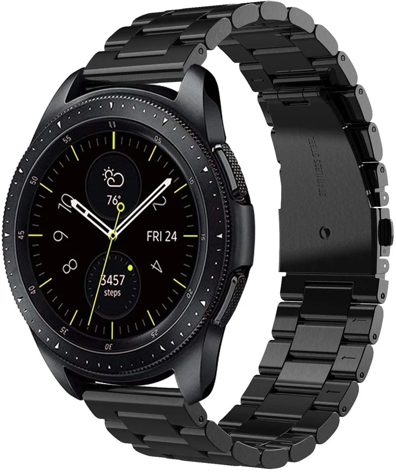Ремешок металлический для Samsung Gear sport S2 S3 Classic браслет amazfit gtr huawei GT 2 42 46 мм galaxy watch