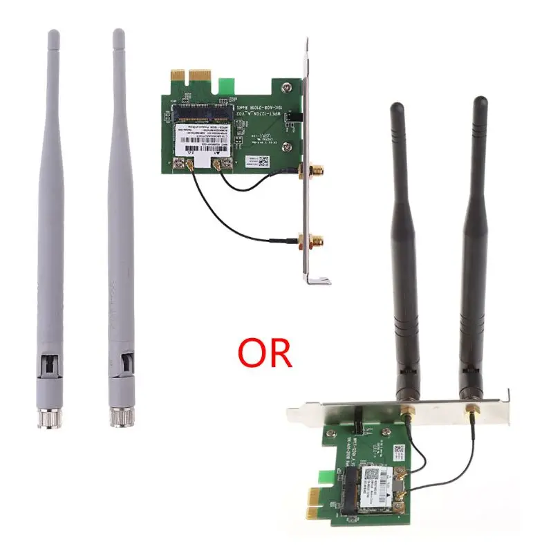 Планшет-двухдиапазонный BCM4322 беспроводной Wifi PCI-E карта настольный адаптер BCM943225HMS 300M