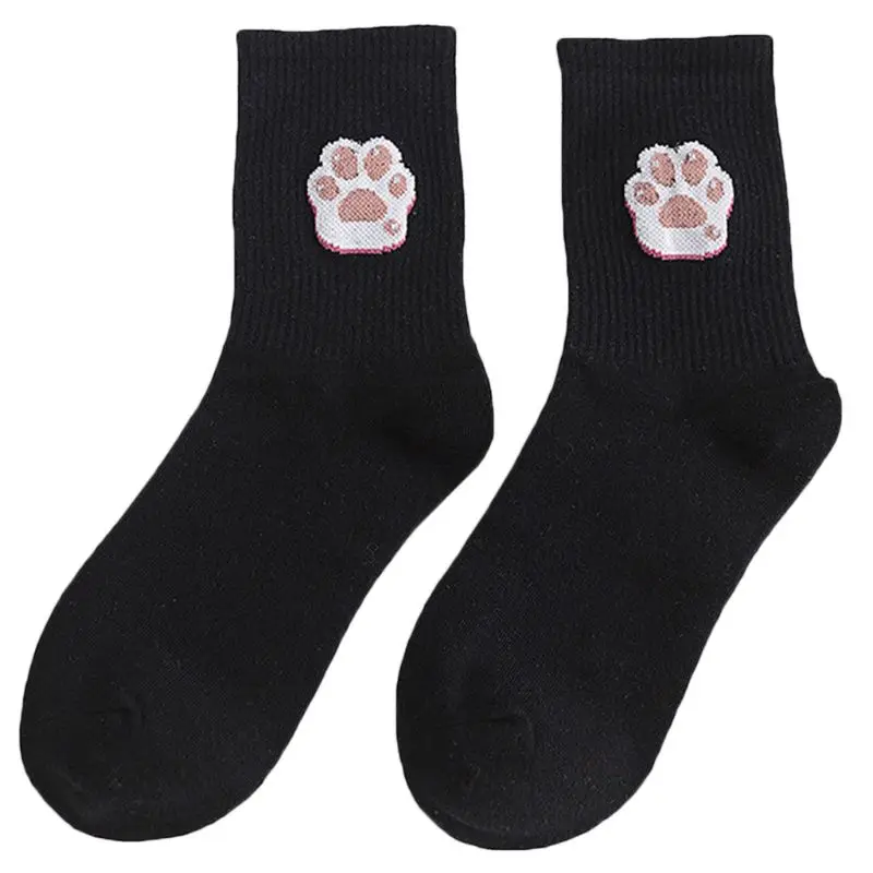 Женские хлопковые носки с рисунком фруктов и животных, жаккардовые трикотажные носки 40JF