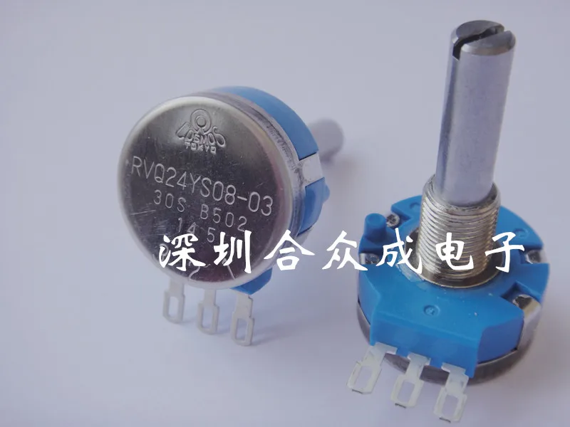 [YK] оригинальный TOCOS RVQ24YS08-03 21S B502 21F B5K переключатель потенциометра с низким углом |