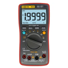 Rm303 multímetro digital verdadeiro rms 19999 contagens ncv freqüência 200m resistência faixa automática ac dc tensão atual ohm multi medidor
