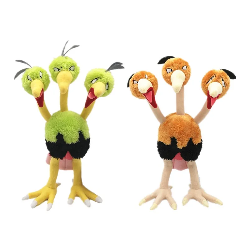 

2Pcs/Set Dodrio Shiny Eevee Plush Stuffed Doll Toy 12" 30 CM
