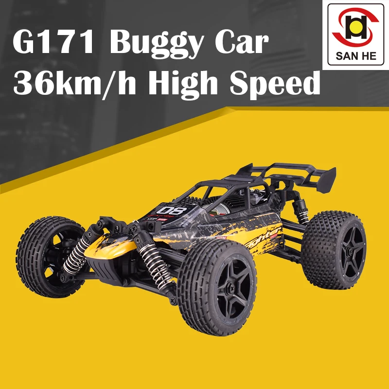 G171 2,4 г 1:16 4WD 36 км/ч высокий гоночный скоростной автомобиль двигатель высокой мощности альпинистский пульт дистанционного управления внедорожный пустынный автомобиль игрушка подарок для детей