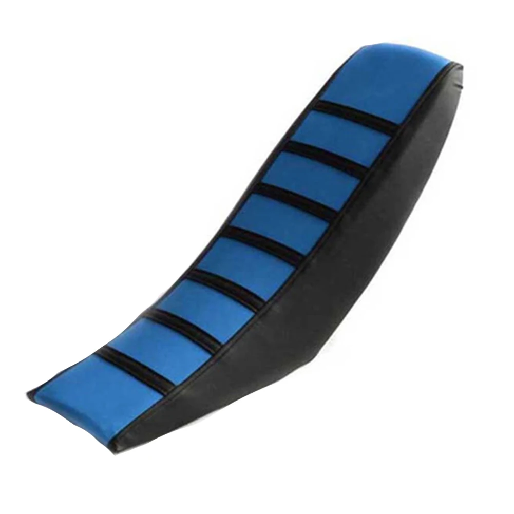 

Thick Non Slip Cushion Off Road PVC Gripper Pad Soft Motorcycle Seat Cover Durable Dirt Bike Striped For Yamaha For Honda