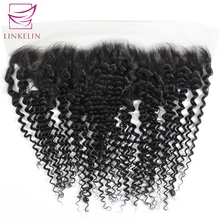 Cheap LINKELIN HAIR Brazilian Kinky Curly Lace Frontal Closure 13*4 Swiss Lace Hair Extension Remy Human Hair Nature Color Free Shipp Cheap LINKELIN HAIR Brazilian Kinky Curly Lace Frontal Closure 13*4 Swiss Lace Hair Extension Remy Human Hair Nature Color Free Shipp