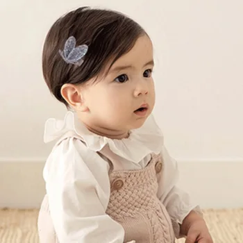 

Hair Pin 2 Pcs Cloth Baby Girls Bow Headdress Cute Bangs Clip Hair Accessories
