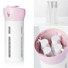 4 в 1 дозатор для лосьона бутылочка для шампуня для душа пустые бутылки для хранения дорожный жидкий крем лосьон, Эмульсия Контейнер для бутылки