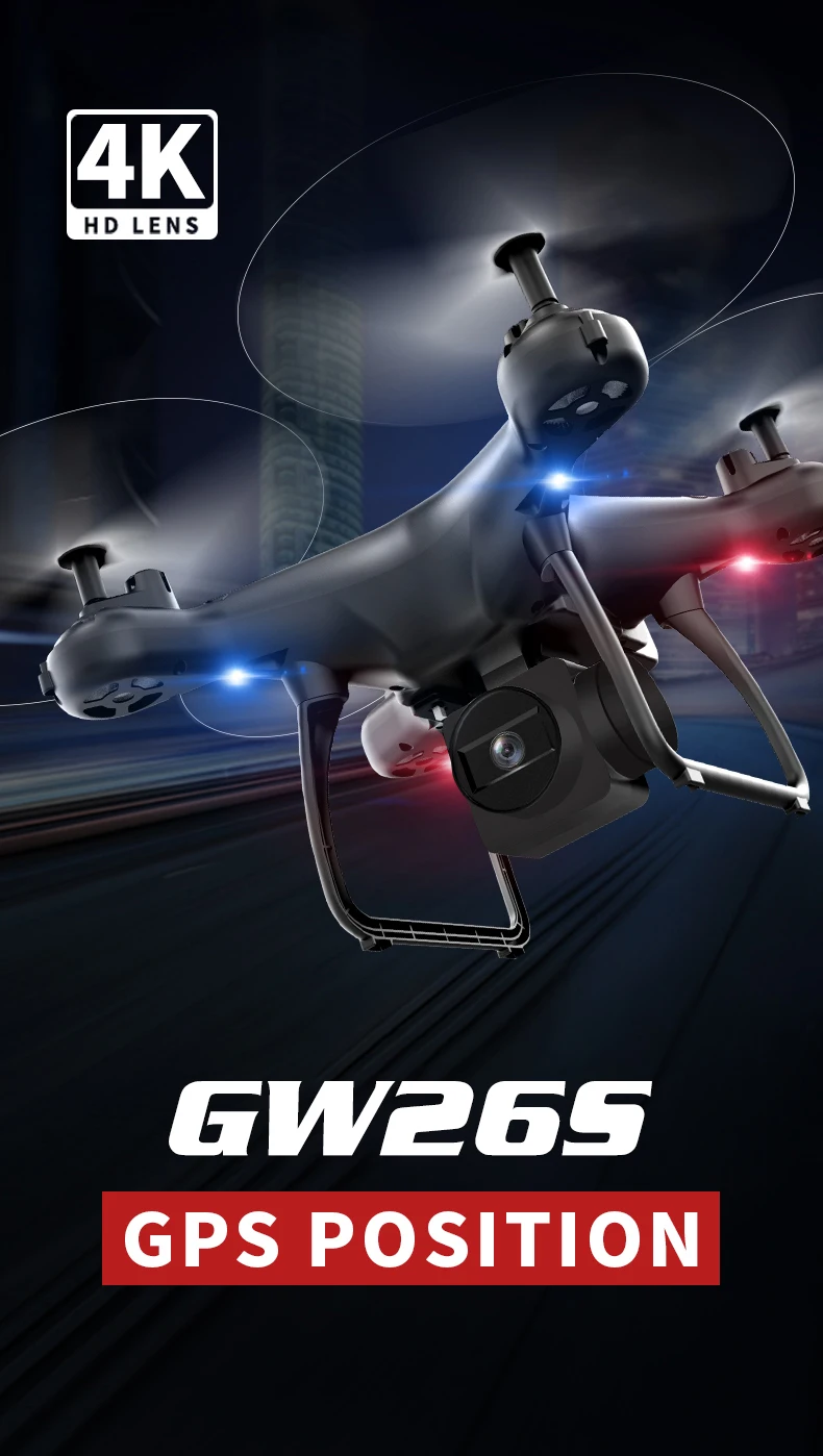 Gps 4K Дрон с камерой HD Follow Me долгое время полета Дрон игрушки для детей RC FPV мини Дрон X PRO Квадрокоптер VS F11 SG907 E520S