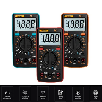 

Digital Multimeter M1 A830L Portable Multimeters Handheld Tester Intelligent Digital Multimetro With Test Lead Large Lcd Display