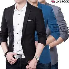 Men Male Casual Stylish Slim Long Sleeve Baseball Jacket Coat Zipper Coat Wedding Party Jacket Tuxedo Suit Coat Night Clubwear