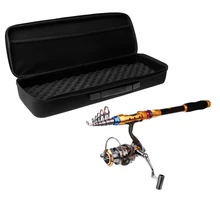 КАРПОВАЯ морская удочка и Катушка комбинированная спиннинговая левая/правая ручная катушка Дорожный комплект+ чехол для рыболовной сумки