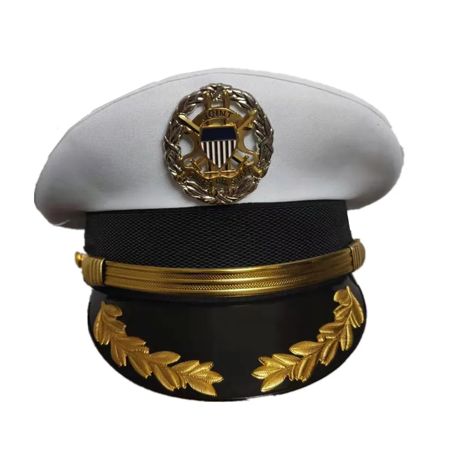 Американская армейская шляпа, американская военная Кепка, армейская Кепка, Кепка для командного штаба - Цвет: Белый
