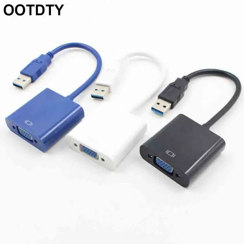 Тип C к VGA кабель адаптера USBC USB 3,1 к VGA адаптер для Macbook