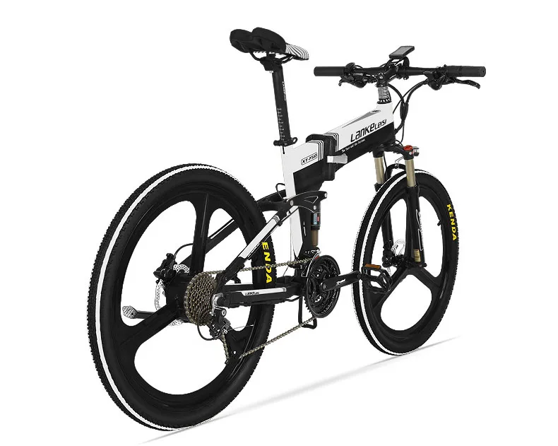 2 Wheels Electric Scooter Adults Two Wheel Electric Bicycles 26 Inch 27 Speed 48V 400W Folding Electric Bicycle (2)