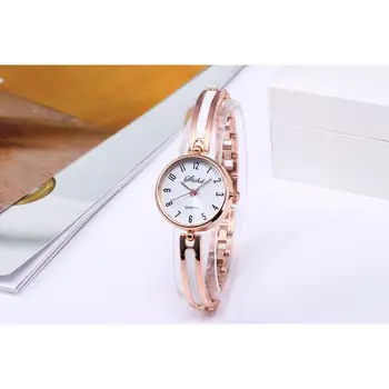

HobbyLane Women Lady Fashion Retro Pin Buckle Pointed Display Wristwatch Bracelet Watch Accessories