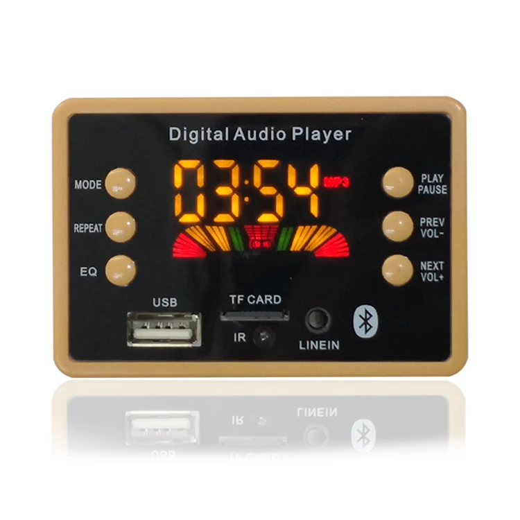Цветной экран беспроводной Bluetooth 5,0 MP3 WMA декодер плата аудио модуль Поддержка USB TF FM аудио радио модуль автомобильные аксессуары