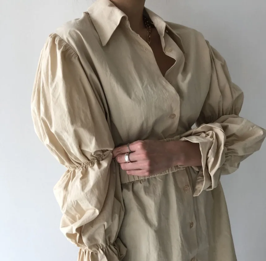 Neploe, женская элегантная блузка, длинный рукав, средняя длина, топ, Blusas, эластичный пояс, тонкая талия, рубашка,, Корейская однотонная одежда 56281